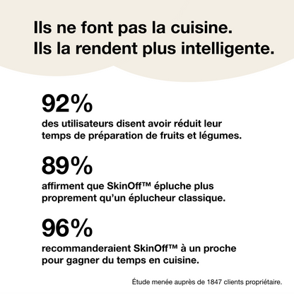 SkinOff™ – Éplucheur de Fruits Automatique
