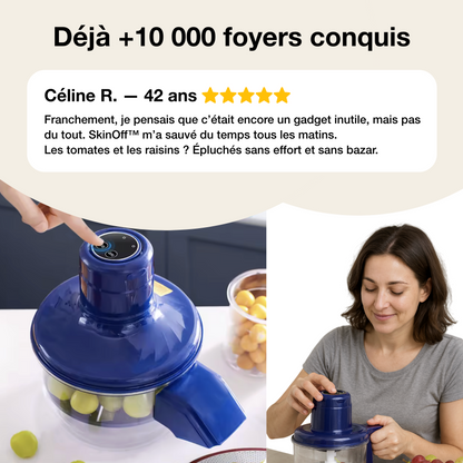 SkinOff™ – Éplucheur de Fruits Automatique